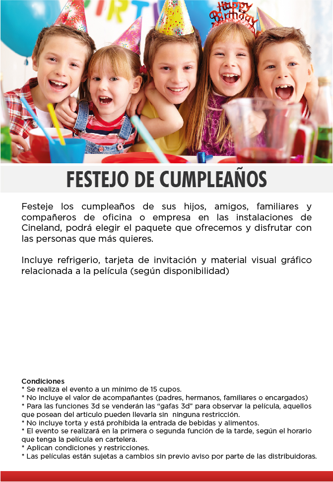 Festejo de cumpleaños